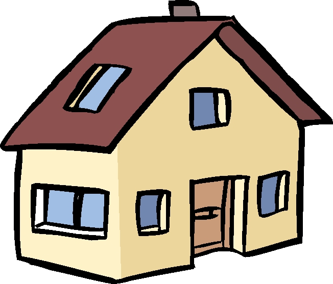 Gezeichnetes Haus (Reinhild Kassing, © Mensch zuerst – Netzwerk People First Deutschland e. V.)