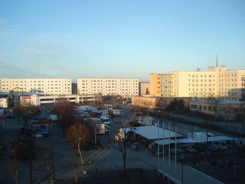 Plattenbauten in Hohenstücken