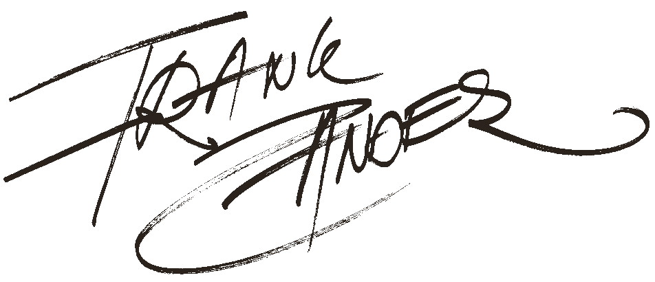 Frank Zander Unterschrift