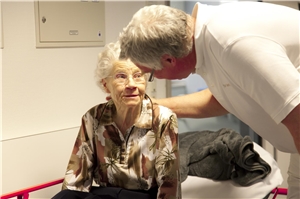 Krankenhaus alte Dame