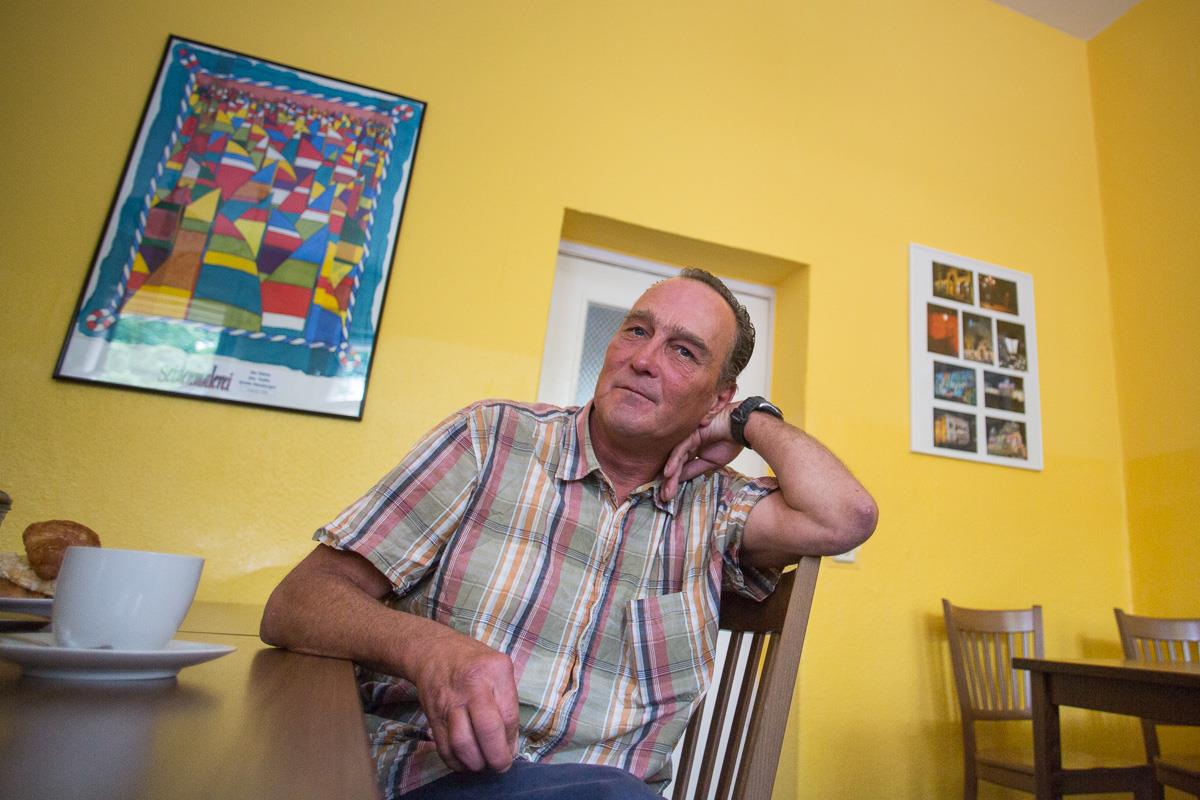 Portrait eines Wohnungslosen