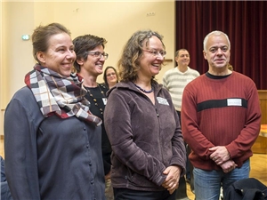 Caritas-Mitarbeitende aus der Wohnungslosenhilfe