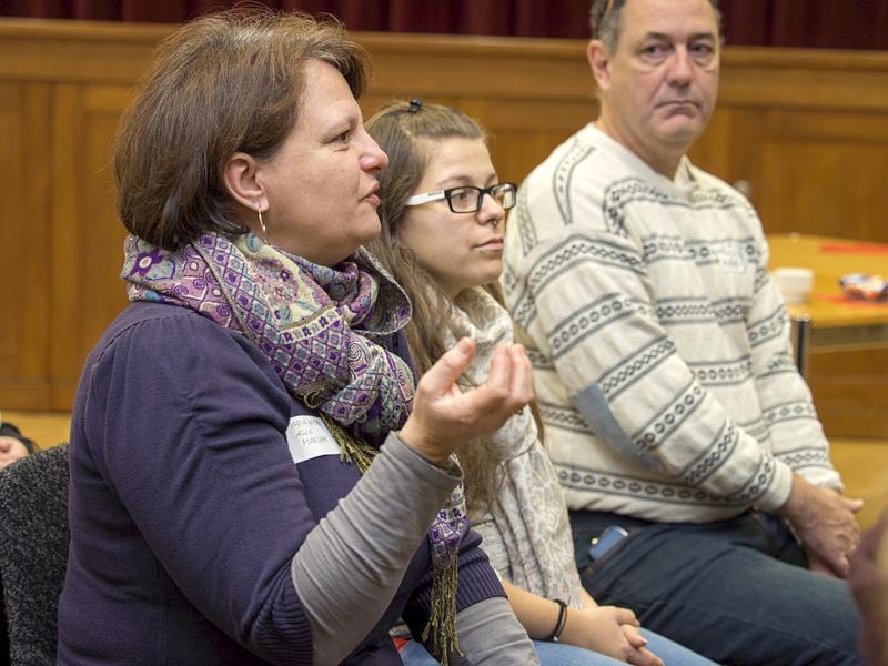 Caritas-Mitarbeitende aus der Wohnungslosenhilfe