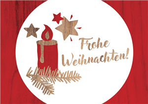 Weihnachtsmotiv Spenden statt Schenken
