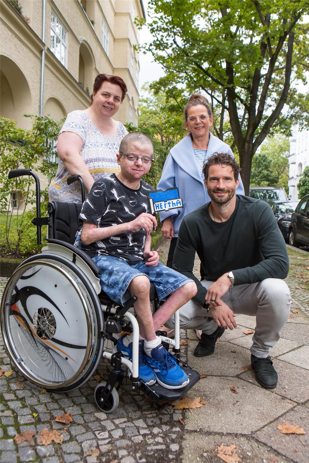 Arne Friedrich und Catalinas Familie