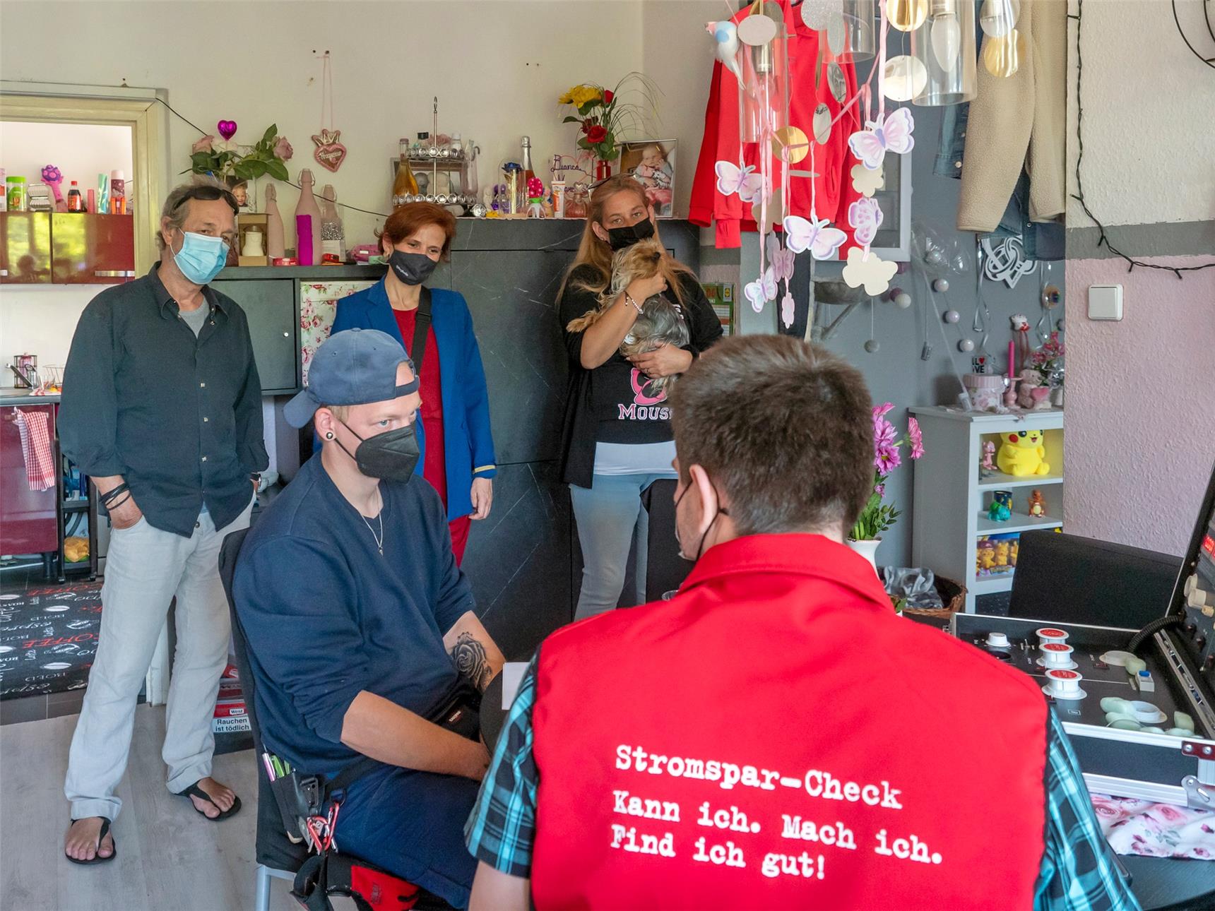 Kipping besucht Stromspar-Check