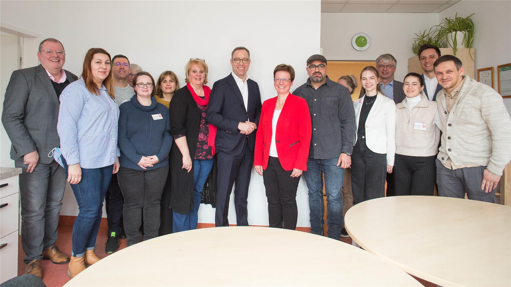 Mario Czaja im Caritas-Zentrum Marzahn-Hellersdorf
