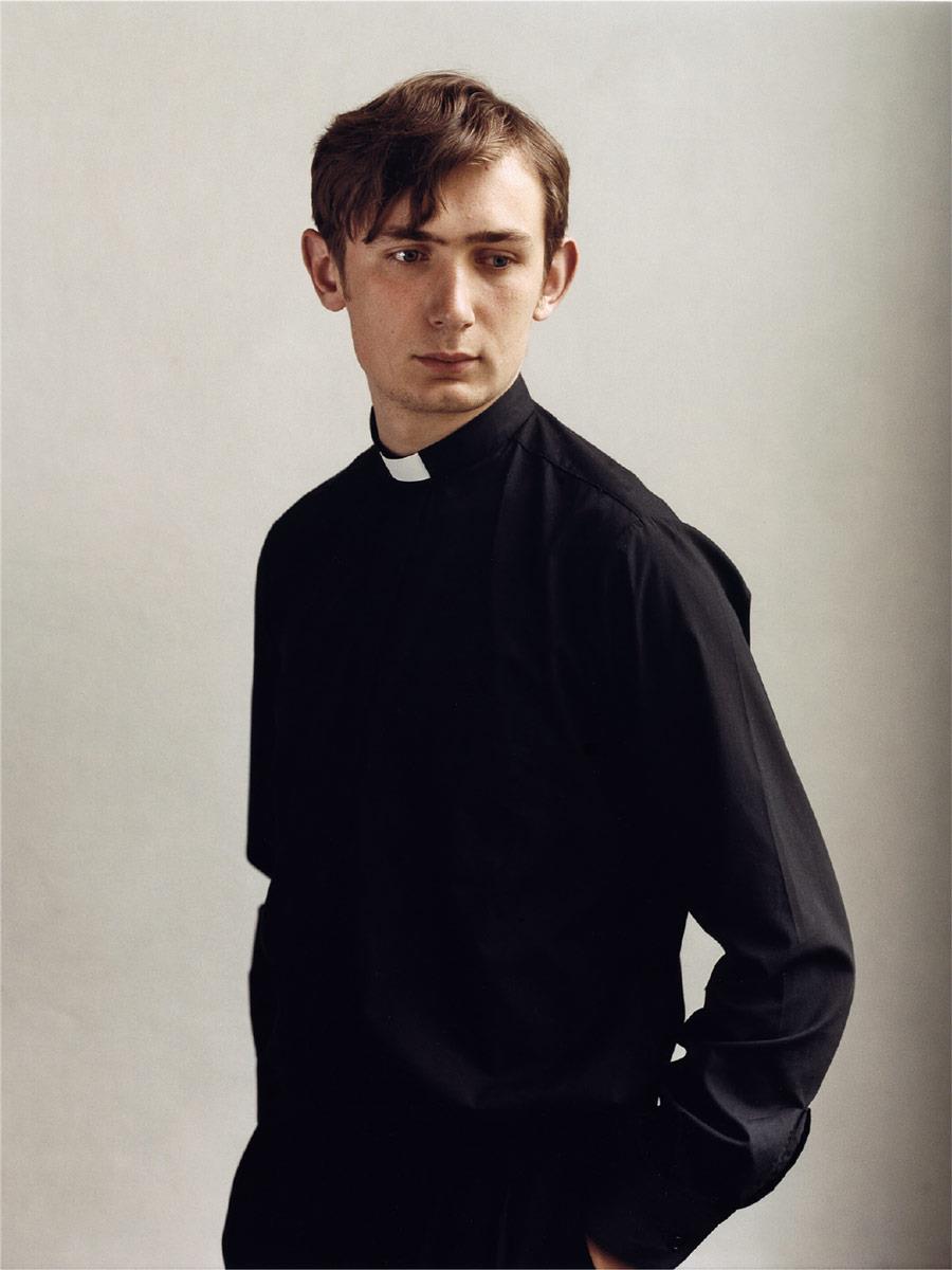 Portrait eines Novizen