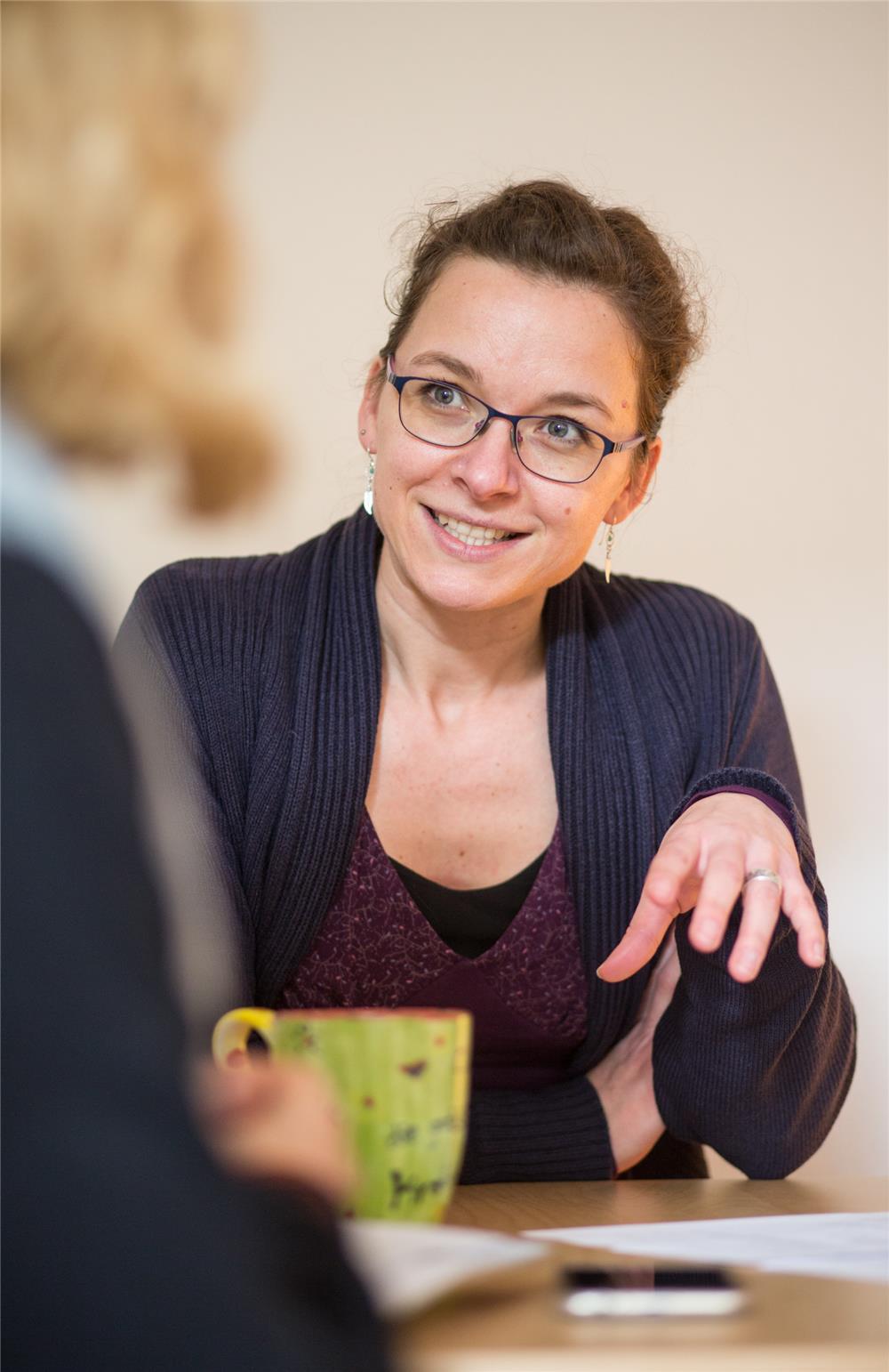 Claudia Weißgrab im Gespräch