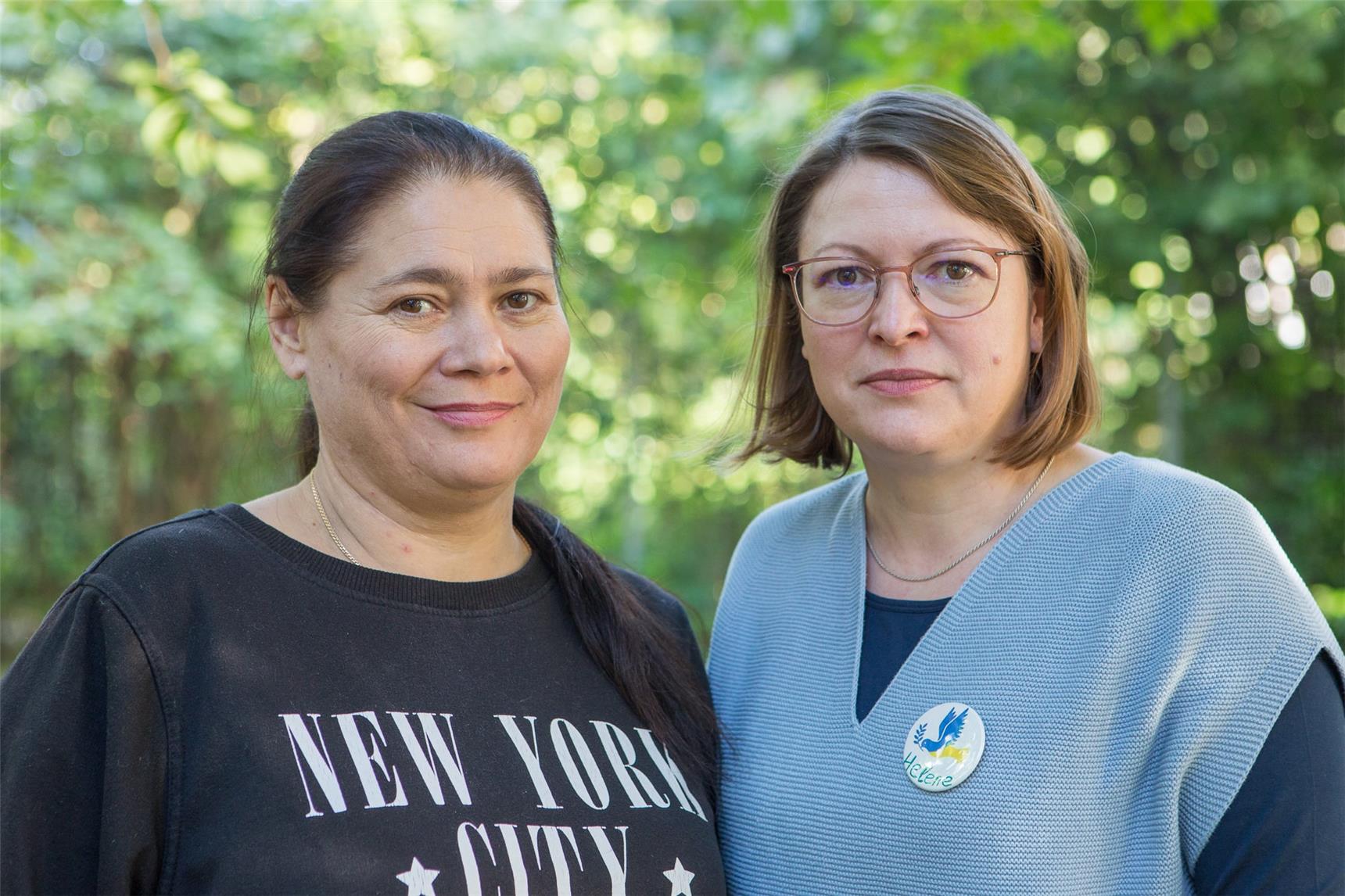 Oksana Pavlova und Helene Dirks im Portrait