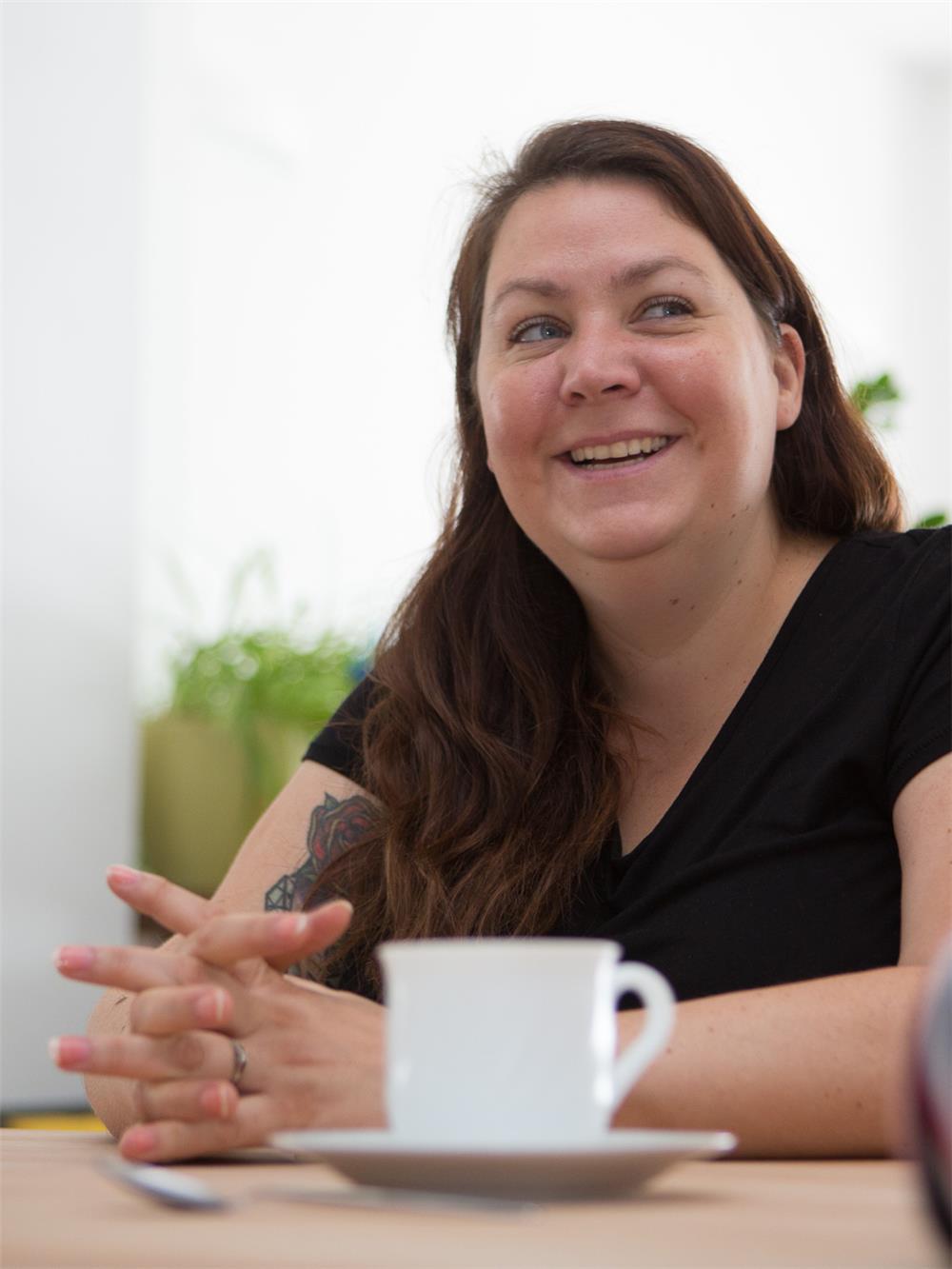 Stefanie Albig im Portrait