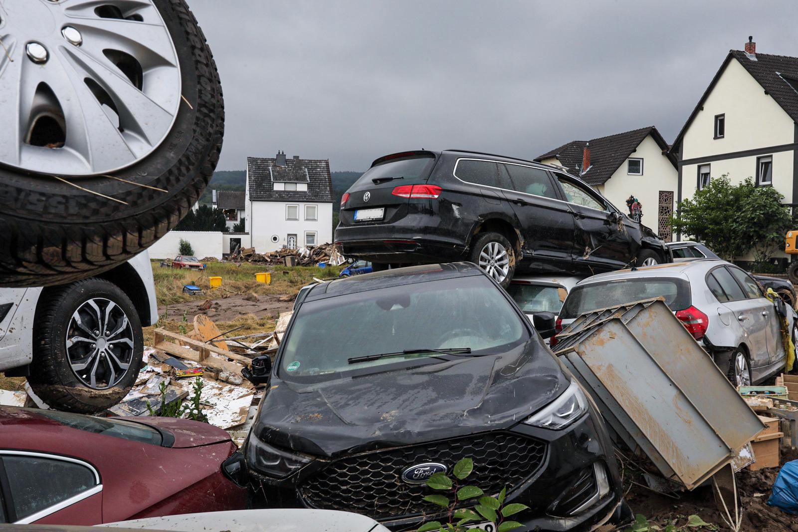 Schwere Schäden richtete das Hochwasser im Juli wie hier in Ahrweiler an. 