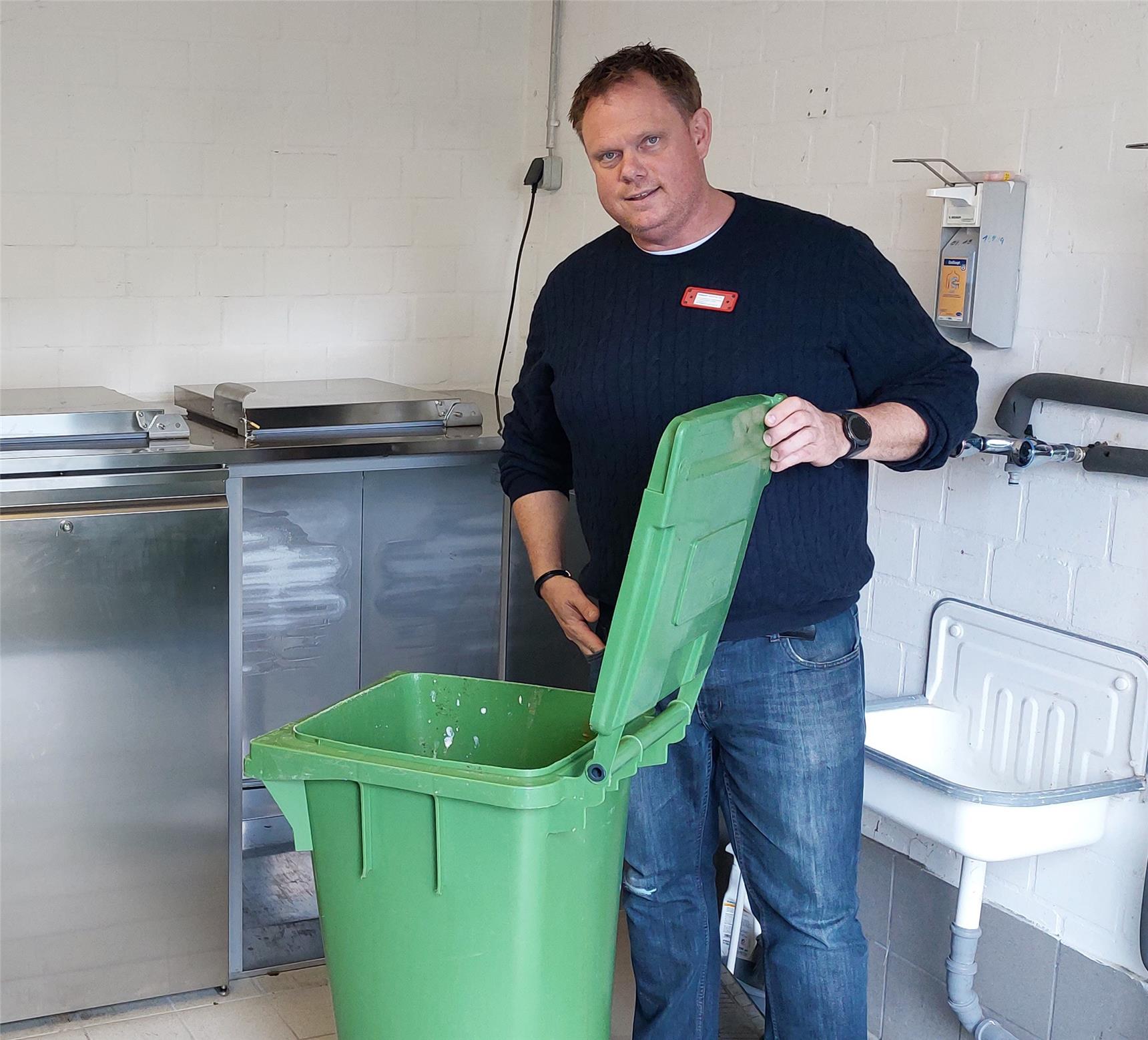 Die Lebensmittelabfälle im Hammer Caritas Altenwohn- und Pflegeheims St. Vinzenz-Vorsterhausen konnten von drei auf eineinhalb 120-Liter-Tonnen reduziert werden.